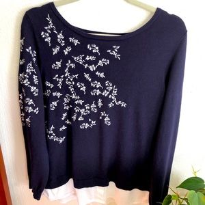 Charter Club Women’s top, navy & white, XL